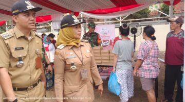Wali Kota Jakarta Barat Iin Mutmainnah Sambangi Pesta Rakyat di Lapangan Persima Kalianyar Tambora