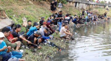 Mancing Bersama HUT RI, Sachrudin Ajak Warga Turut Jaga Lingkungan