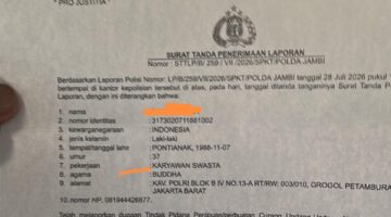 Merasa ditipu,Pengusaha Asal Jakarta Laporkan Oknum Jaksa Ke Polda Jambi
