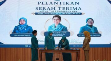 Eka Mawaddah Ali Murthadho Resmi Pimpin TP PKK Jakarta Barat Periode 2026–2030