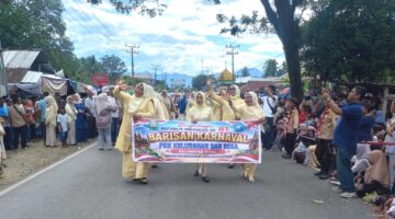 Karnaval HUT RI ke-81 di Siabu Madina Meriah, Ribuan Warga Tumpah Ruah Saksikan Pawai