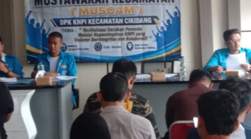 Setelah Melewati Beberapa Tahapan Muscam KNPI Rijwan Abdurahman Nakhodai DPK KNPl Kecamatan Cikidang Smi