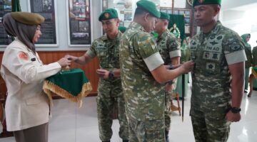 Danrem 052/Wijayakrama Pimpin Tradisi Korps dan Sertijab Dandim 0506/Tangerang