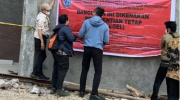 Belum Kantongi PBG, Pembangunan Lapangan Padel di Meruya Utara Dihentikan
