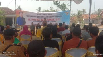 Putra Jaya Umar Gaungkan Pancasila dan Wawasan Kebangsaan di Tiyuh Setia Bumi